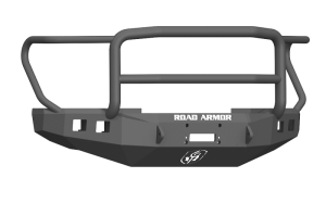 Ford F-250 Front Bumper - Road Armor - Stealth Winch w/Lonestar Guard - Tex Blk - `17-`20
